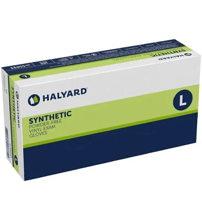 Synthetic Vinyl Exam Gloves Powder Free X-Large, 90/Box