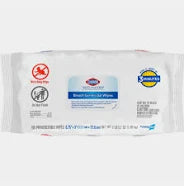 Bleach Germicidal Wipes 6.75" x 9" 100/Pack