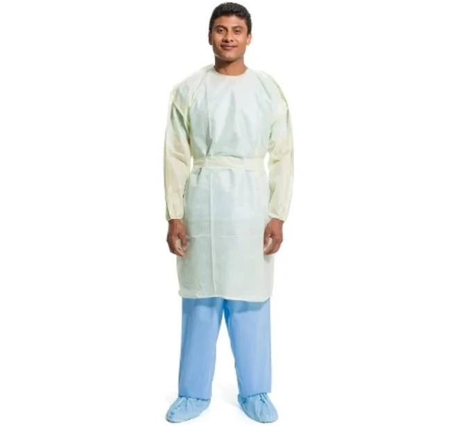 Basics Tri-Layer AAMI2 Isolation Gown, XL, 100/Box