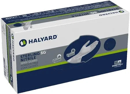 Sterling SG Sensi-Guard Nitrile Exam Gloves Medium 2500/Box