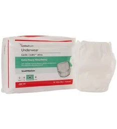 Underwear Sure Care Ultra Extra Heavy Absorbency, Small/Medium, 34"x 46", 20/Bag