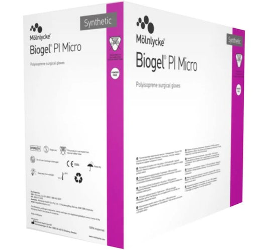 Surgical Gloves, Biogel PI Micro, Synthetic, Size 7, 50 Pairs/Box