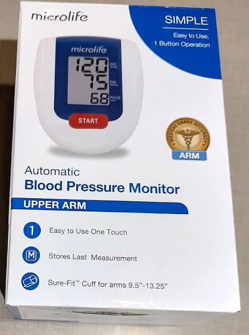 MicroLife Automatic Blood Pressure Monitor, 1 Set/Box