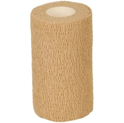 Cohesive Bandage, Non-Sterile, 4" x 5yd Roll, 18/Case