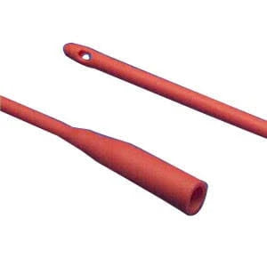 Rubber Utility Catheter, 16Fr, Sterile, 12/Box