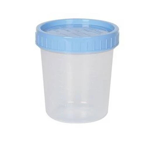 Specimen Container w/Cap 4oz Polypropylene Non Sterile, 500/Case