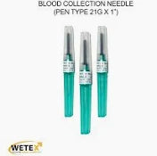 Blood Collection Needle, 21G x 1 1/2", Sterile, 1000/Case