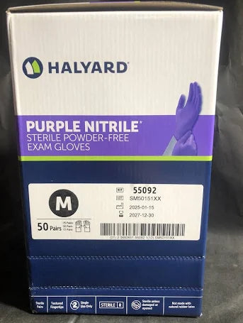 Nitrile Exam Gloves - Powder-Free Size M 50/Pair