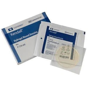 Kendall Hydrogel Wound Dressing, Disc 3", 5/Box