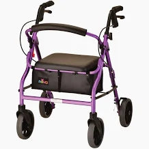 Zoom 18" Rolling Walker, Purple, New, 1/Box