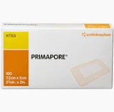 Primapore Non-Woven Adhesive Wound Dressing 100/Box