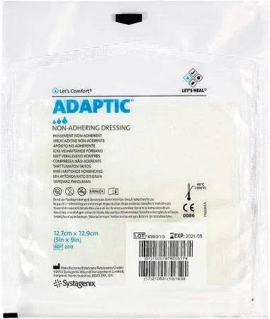 Adaptic Non-Adhering Dressing, 5" x 9"	12/Box