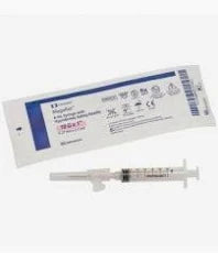 Magellan 3mL Syringe w/Hypodermic Safety Needle, 25G x 1", 50/Box