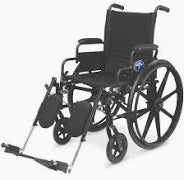 Lightweight Wheelchair Excel K4 Basic 300 Lbs.18" Detach. Swing-Away Elevating Leg Rests, Each