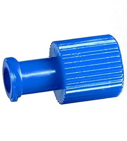 Combi-Cap Blue Male/Female Luer Lock Closure, 100/Box
