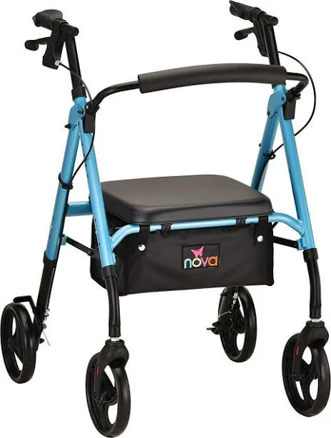 Star 8 Rollator, Sky Blue, New, 1/Box