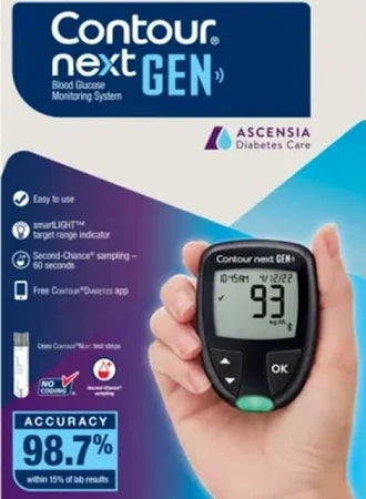 Contour Next Gen Blood Glucose Monitoring System, 1 Kit