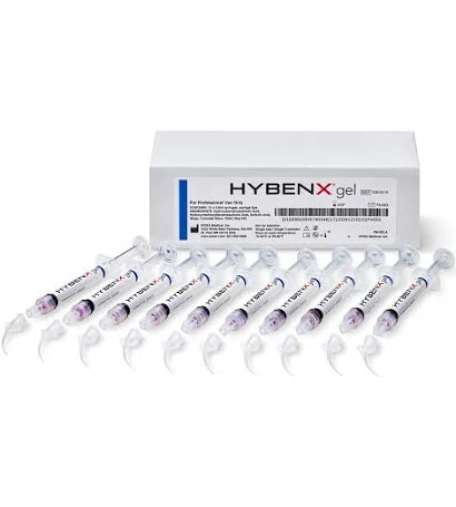 Hybenx Dental Debridement Gel 0.5ml Syringes, 10/Box