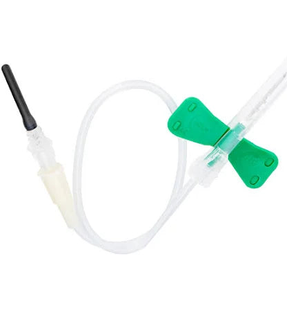 Safety Blood Collection Needle w/Luer, 21G x 3/4", 12" Tubing, 200/Case