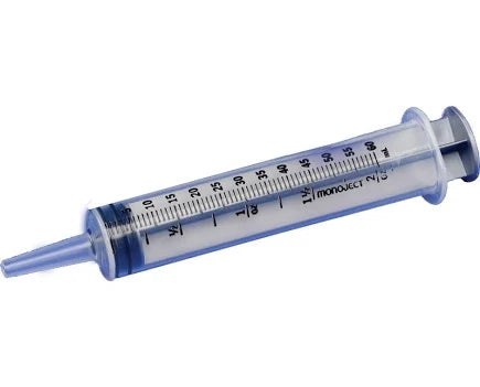 Syringe, 60cc Regular LuerTip, Sterile, 30/Box