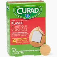 Plastic Adhesive Spot Bandage 7/8" 1200/Case