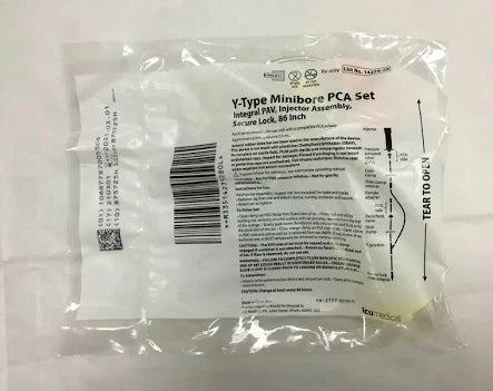 Minibore Extension Set with PCA, NonDEHP Injector, 86" 59/Case