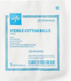 Cotton Balls Large1.25" N0n-Sterile, 50/Bag