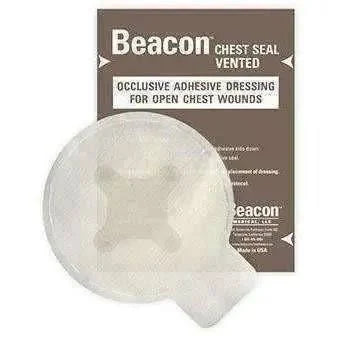 Vented Chest Seal 6" Round, 2/Pack