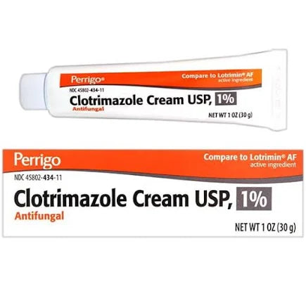Clotrimazole Antifungal Cream USP 1%, 1.6oz Tube, Each