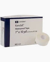 Kendall Waterproof Tape 1"x10yds, 12/Box