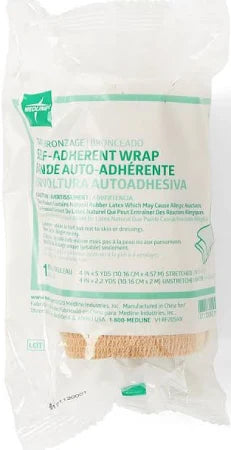 Self-Adherent Cohesive Wrap Bandage 1"x5 Yds. N/Sterile, 30/Box