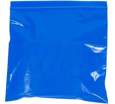 Specimen Transport Bag 12X15, 1.75MIL Blue Film, Single Pocket Bag, , Adhesive closure, 1000/Case