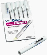 Penlights, Disposable, 6 Each/Pack