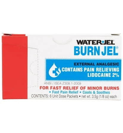 Burn Jel External Analgesic Lidocaine 2%, 3.5G Each, 25/Box
