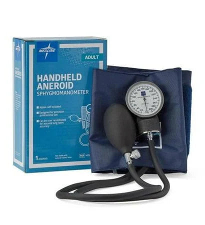 PVC Handheld Aneroid Sphygmomanometer Large Adult 1/Box