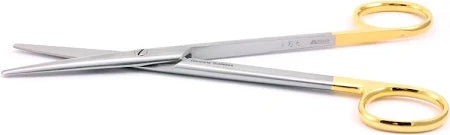 Mayo Dissecting Scissors, 6 3/4" Straight, Fine T. C. Rounded Blades, Each