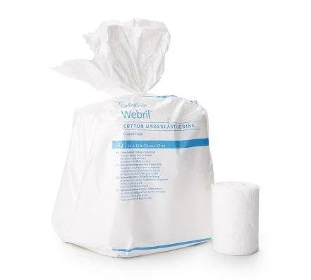Webril Cotton Undercast Padding Regular Finish 2" x 4Yd, 24/Bag