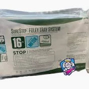 Bardex Advanced I.C. Foley Catheter Tray w/Urine Meter 350ml,Foley Catheter 16Fr x 5cc Sterile,  Each