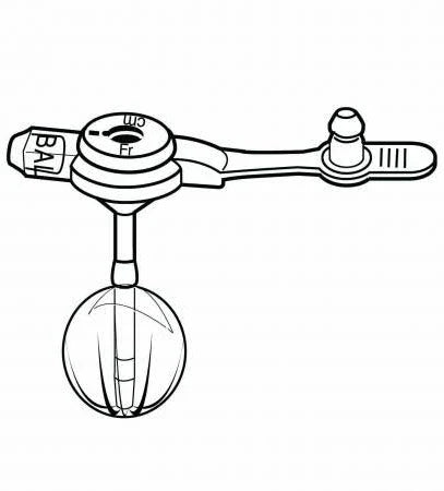 Mic-Key Gastrostomy Feeding Tube 18 Fr x 2.3 cm, Low Profile Sterile, Each