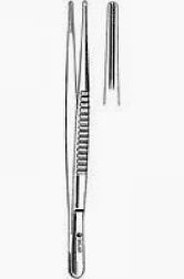 DeBakey Vascular Tissue Forceps, 9 1/2" Straight Tips, Each