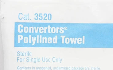 Convertors Polylined Towel 18" x 25.5", 100/Case