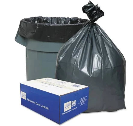 Can Liner 39" x 56" Low Density 1.55 mil, 55 Gallon, 50/Box