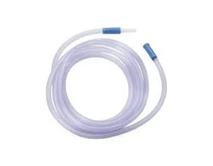 Suction Tubing, 9/32" x 10' Ribbed w/Male Connector, Sterile 50/Case