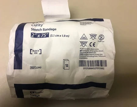 Curity Stretch Bandage 2"x75" 96/Case