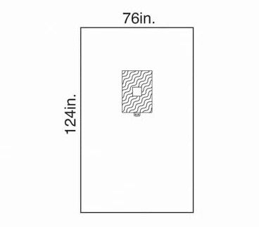 Minor Procedure Fenestrated Drape 124" x 76", 12/Case