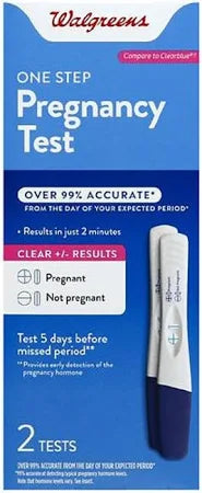 Walgreens Digital & One Step Pregnancy Test, 2/Pk