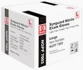 Exam Gloves Synguard Nitrile large, 1000/Case