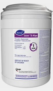 Wipes Oxivir 1 6inchx7inch Disposable Non Sterile, 160 Wipes/Tub