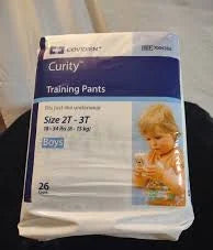 Curity Training Pants Boys, Medium 2T/3T, 18-34 lbs. 26/Pack