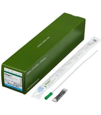 Magic , Intermittent Catheter With Sure-Grip Sleeve Hydrophilic Silicone , FR/CH 14, MALE 16", 30/Box